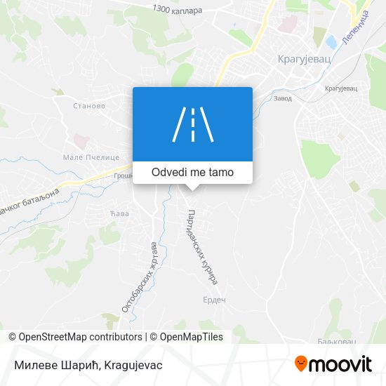Милеве Шарић mapa