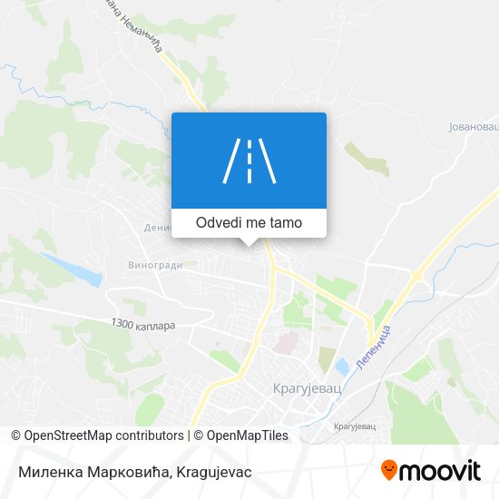 Миленка Марковића mapa