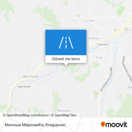 Милоша Марковића mapa
