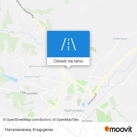 Наталиначка mapa