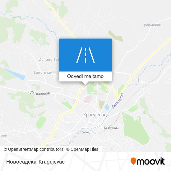 Новосадска mapa