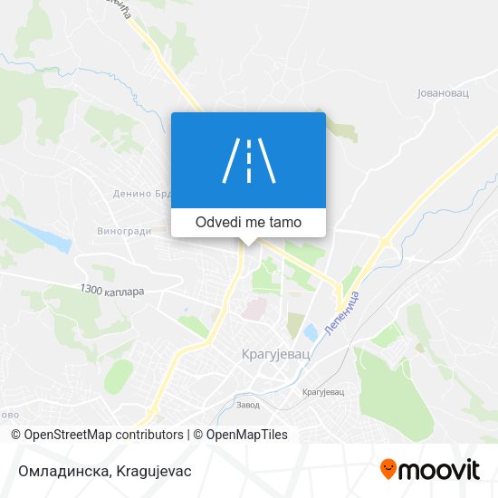 Омладинска mapa
