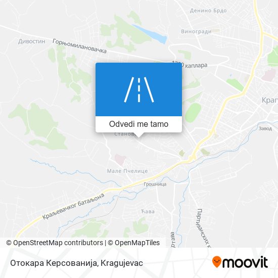 Отокара Керсованија mapa