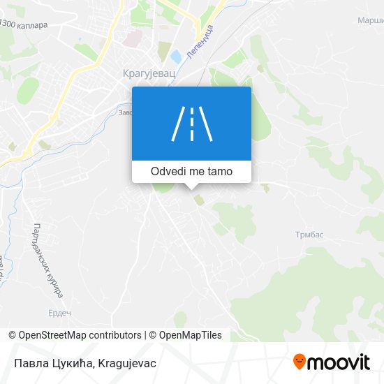 Павла Цукића mapa
