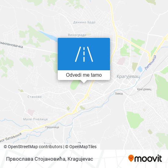 Првослава Стојановића mapa