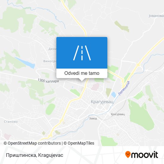 Приштинска mapa