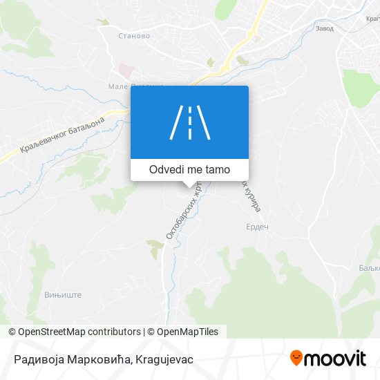 Радивоја Марковића mapa