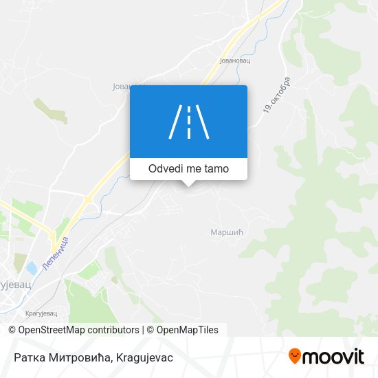 Ратка Митровића mapa