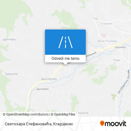 Светозара Стефановића mapa