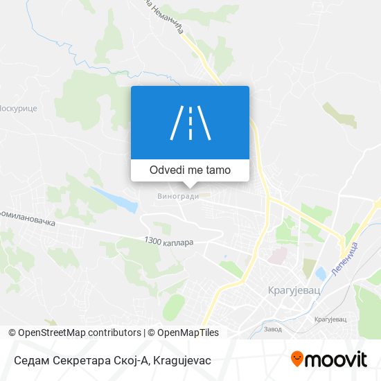 Седам Секретара Ској-А mapa