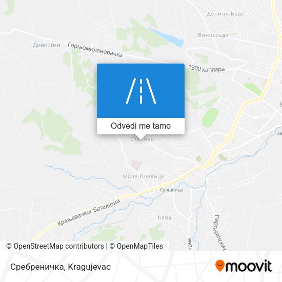 Сребреничка mapa