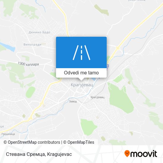 Стевана Сремца mapa