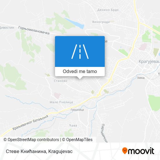 Стеве Книћанина mapa