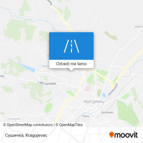 Сушичка mapa
