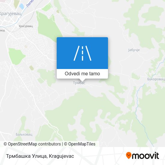 Трмбашка Улица mapa