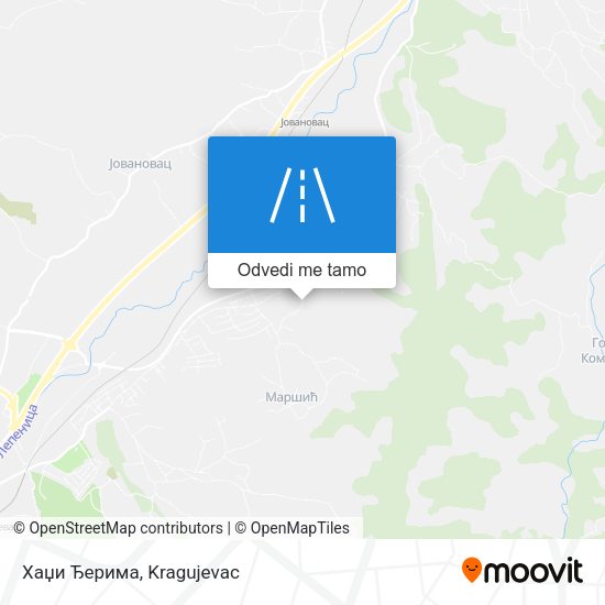 Хаџи Ђерима mapa