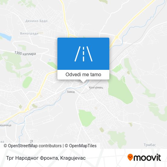 Трг Народног Фронта mapa