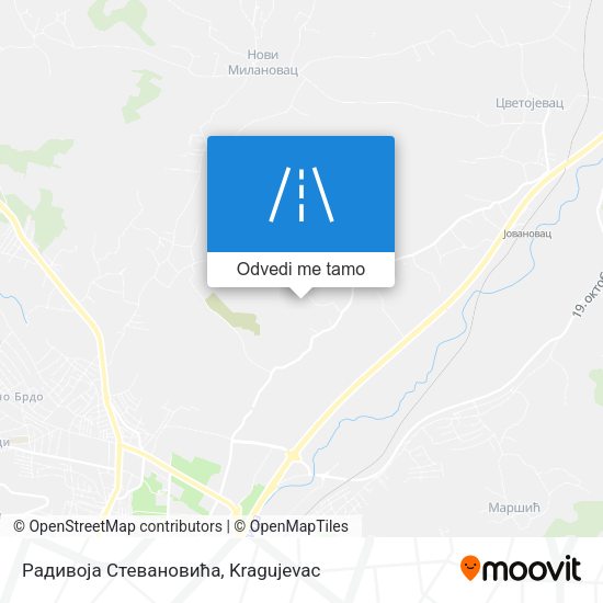 Радивоја Стевановића mapa