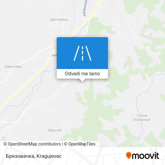 Брезовачка mapa