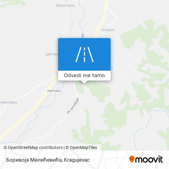 Боривоја Милићевића mapa