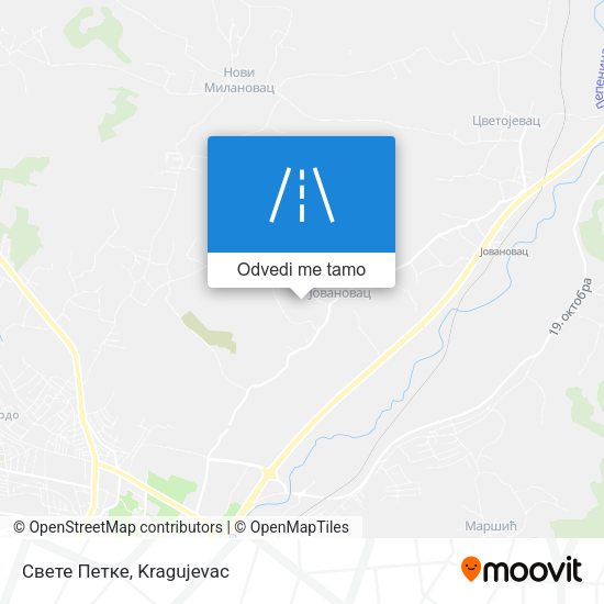 Свете Петке mapa