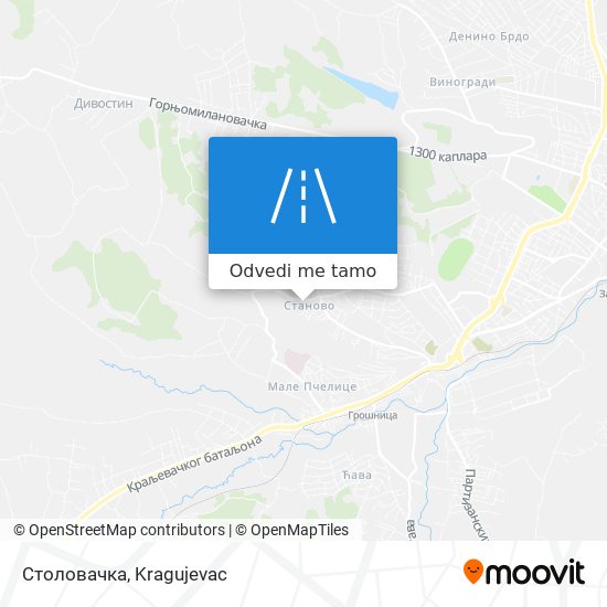 Столовачка mapa