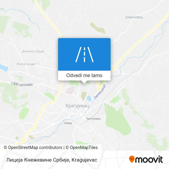 Лицеја Кнежевине Србије mapa