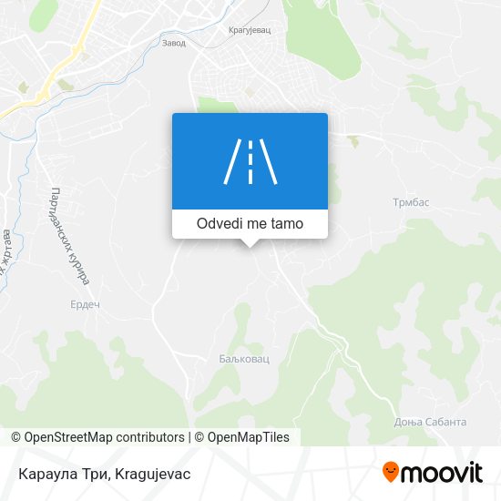Караула Три mapa