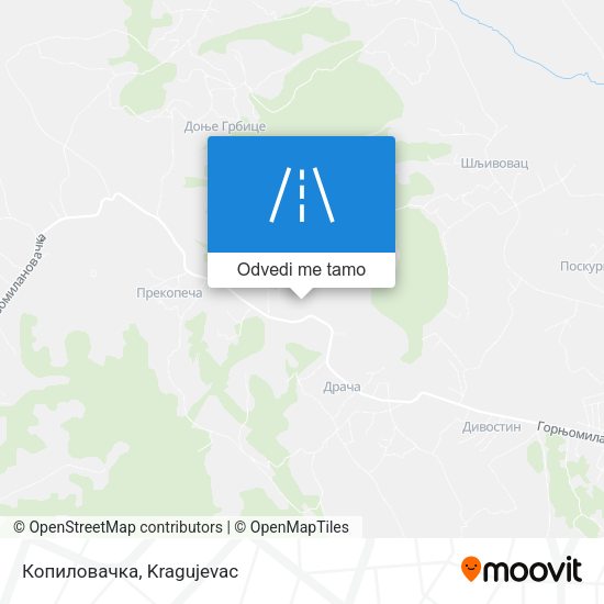 Копиловачка mapa