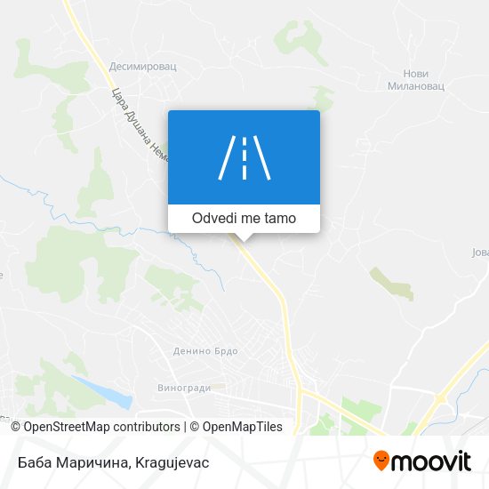 Баба Маричина mapa