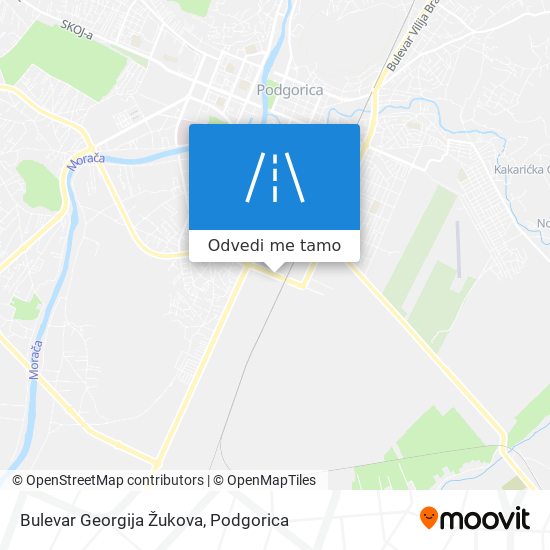 Bulevar Georgija Žukova mapa