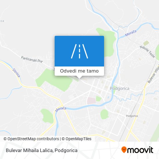 Bulevar Mihaila Lalića mapa