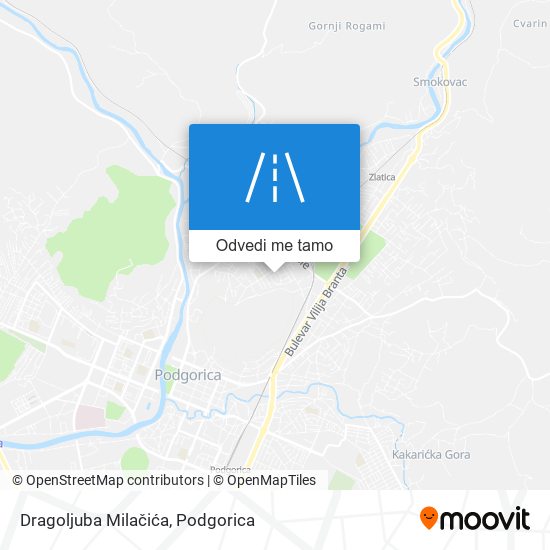 Dragoljuba Milačića mapa