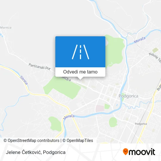 Jelene Ćetković mapa