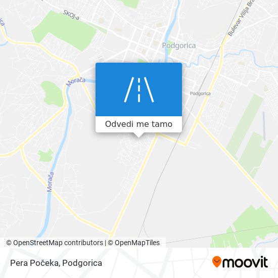 Pera Počeka mapa