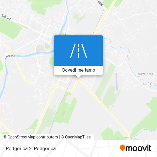 Podgorica 2 mapa