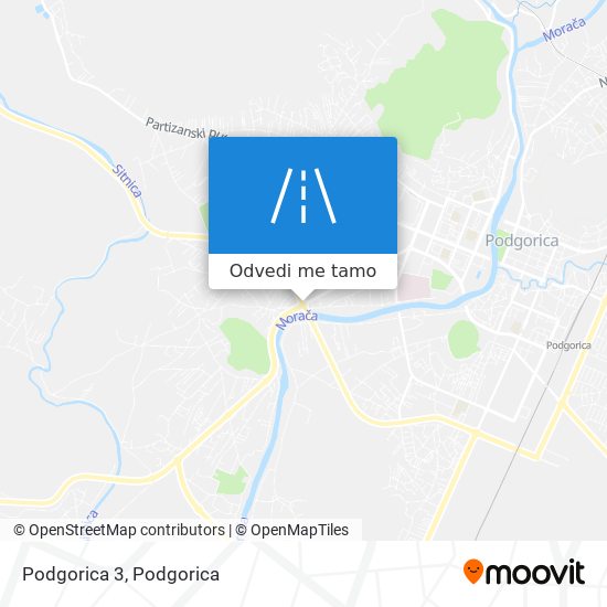 Podgorica 3 mapa