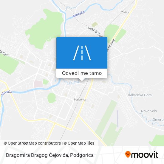 Dragomira Dragog Čejovića mapa