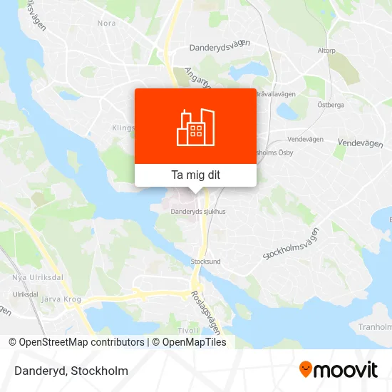 Danderyd karta