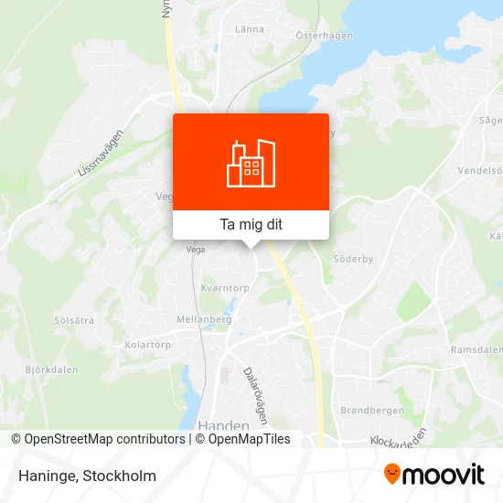 Haninge karta