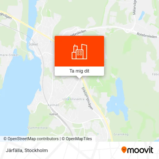Järfälla karta