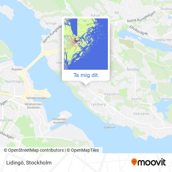 Lidingö karta