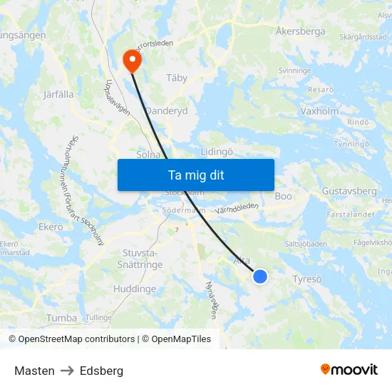 Masten to Edsberg map