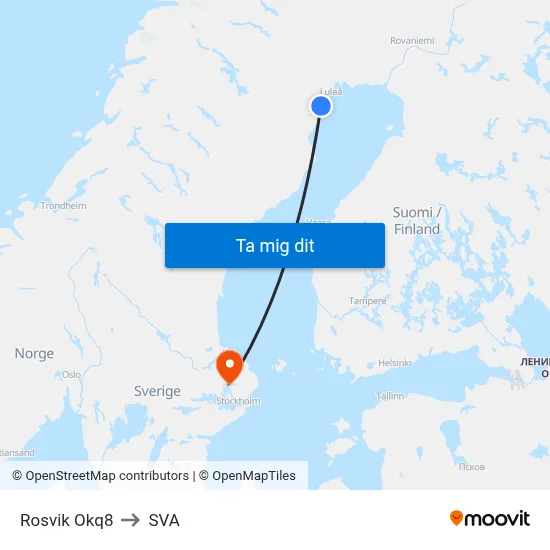 Rosvik Okq8 to SVA map
