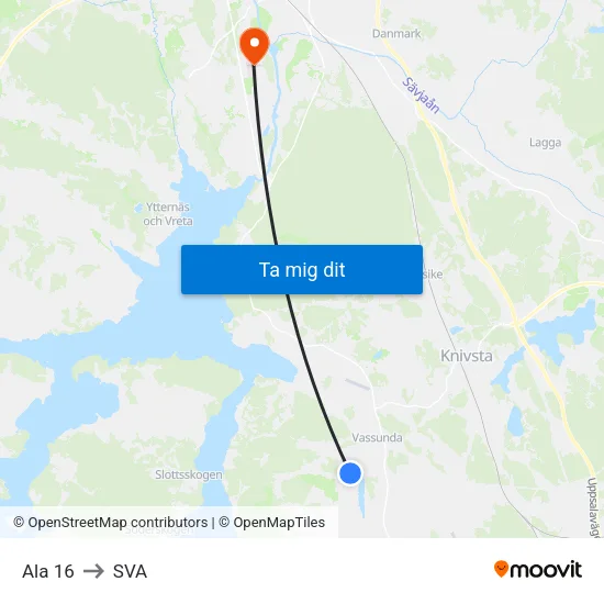 Ala 16 to SVA map