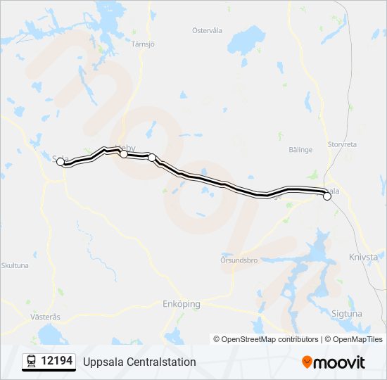 12194 train Line Map