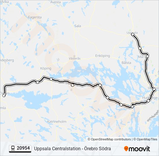 20954  Line Map