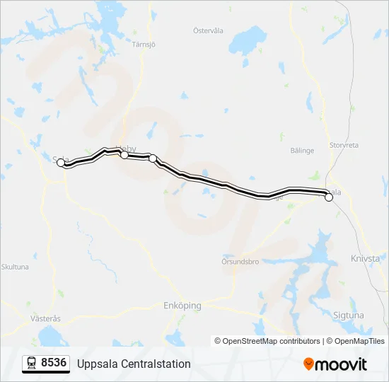 8536 Train Line Map