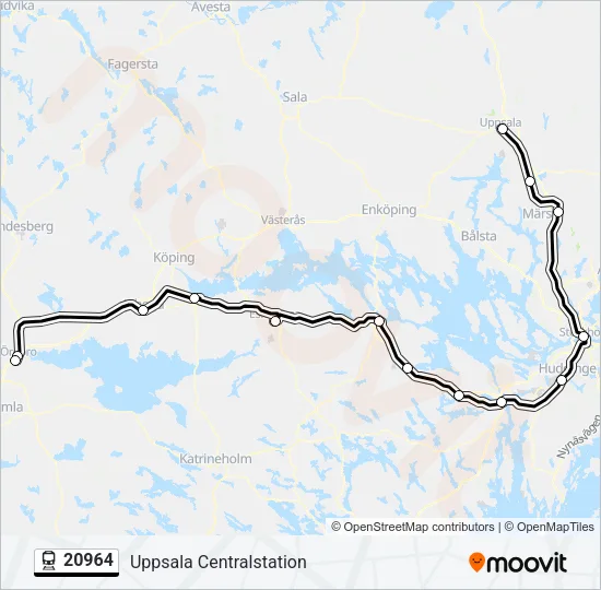 20964 Train Line Map
