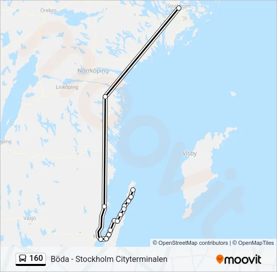160  Line Map